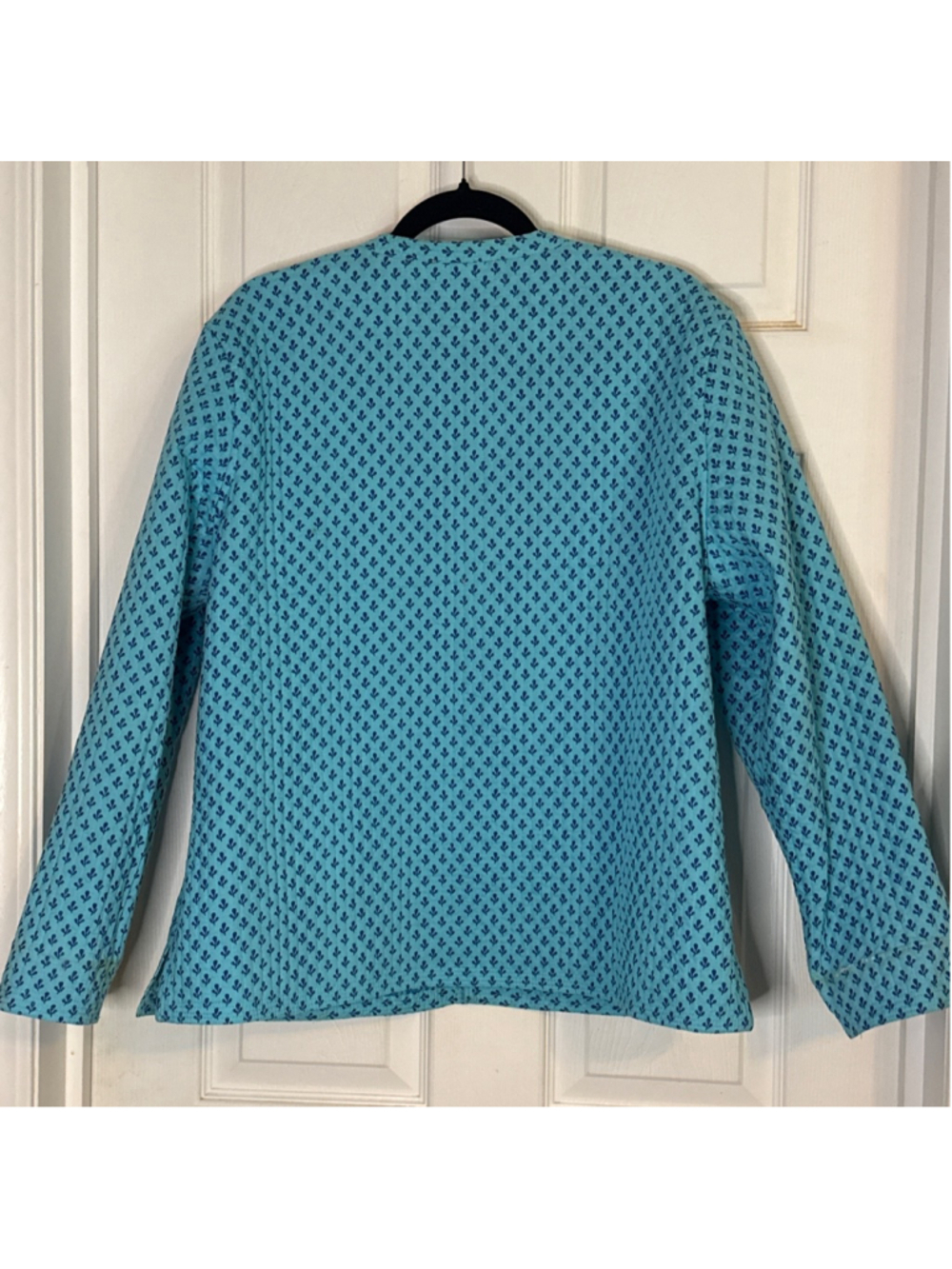 Beautiful Reversible Quilted Jacket Blue Teal - Picture 5 of 5